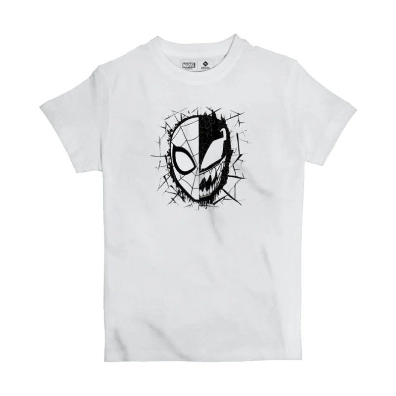 Jobedu Marvel Spiderman T-Shirt - White - تي-شيرت - Size:12-13 Years Old